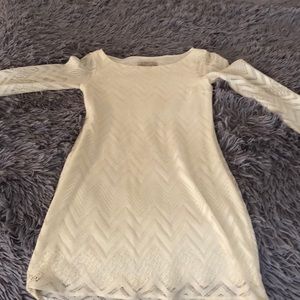 Gently used Banana Republic white dress size 4